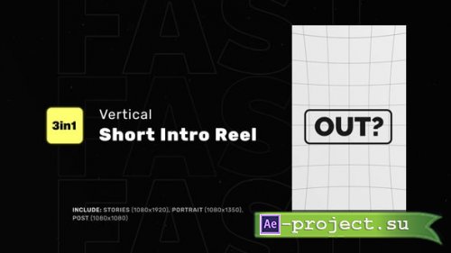 Videohive - Vertical Short Intro Reel - 58011989 - Project for After Effects