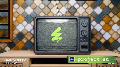 Videohive - Retro Old TV Mockup - 58018183 - Project for After Effects