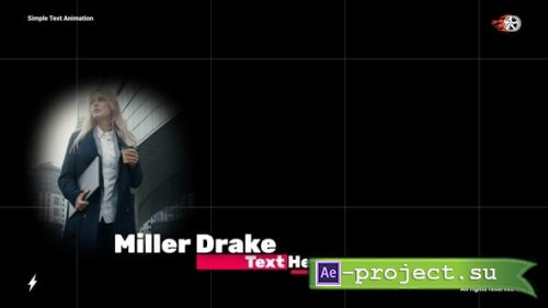 Videohive - Simple Text Animation - 58020296 - Project for After Effects