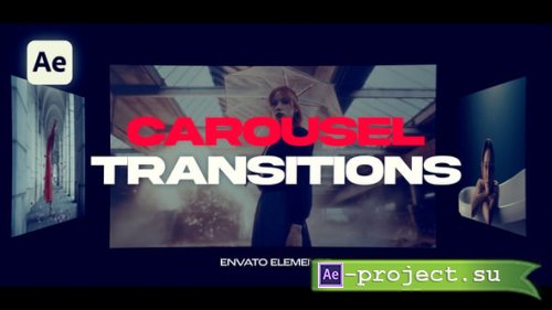 Videohive - 3D Carousel Transitions - 58031752 - Project for After Effects