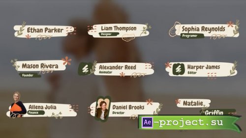 Videohive - Boho Lower Thirds - 58030216 - Project for After Effects Videohive - Boho Lower Thirds - 58030216 - Project for After Effects