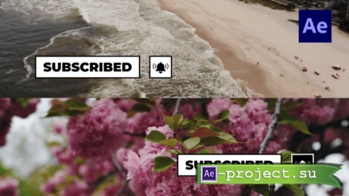Videohive - Social Media Buttons Lower Thirds /Ae - 58018850 - Project for After Effects