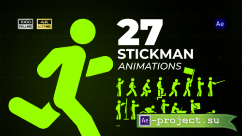 Videohive - Stickman Motion Pack - 58052466 - Project for After Effects