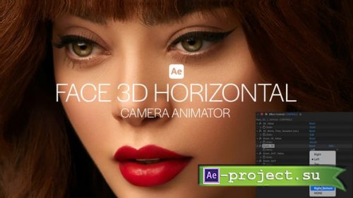 Videohive - Face 3D Horizontal Camera Animator - 58088978 - Project for After Effects