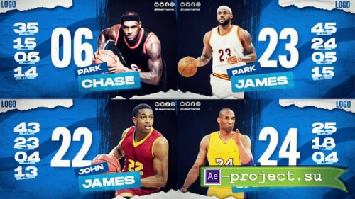 Videohive - Basketball Player Intro - 58054385 - Project for After Effects