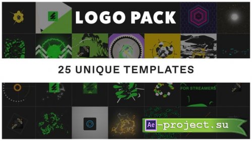 Videohive - Logo Motion Pack | 25 Animated Logo Templates - 58061951 - Project for After Effects
