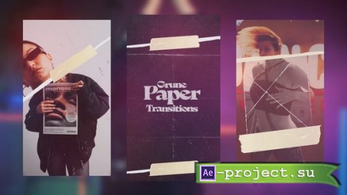Videohive - Grunge Vertical Transitions | Instagram Stories, Reels, TikTok, Shorts - 58069701 - Project for After Effects