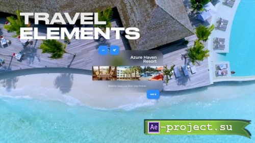 Videohive - Travel Elements - 58080302 - Project for After Effects