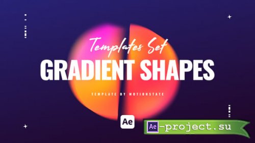 Videohive - Gradient Shapes - 58067786 - Project for After Effects
