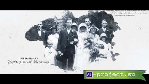 Videohive - History and Memories | Watercolor & Ink Slideshow - 58057508 - Project for After Effects