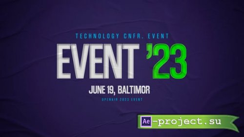 Videohive - Stomp Event Promo - 45576815 - Project for After Effects