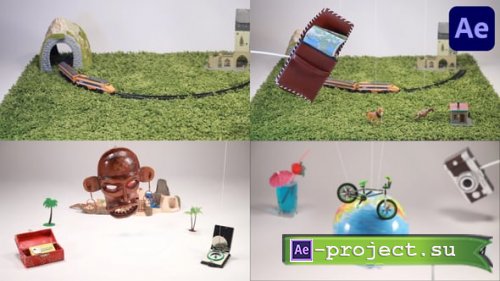 Videohive - 3D Adventures Trip Scene for After Effects - 58094274 - Project for After Effects