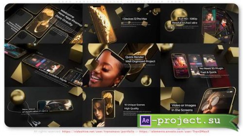 Videohive - Zero Gravity. Luxury Application Promo - 29362902 - Project for After Effects