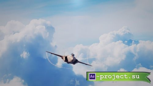 Videohive - Figher Plane Logo Reveal - 58032001 - Project for After Effects