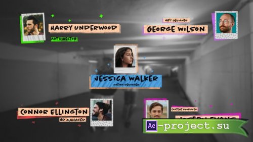 Videohive - Photo Grunge Lower Thirds - 58105504 - Project for After Effects