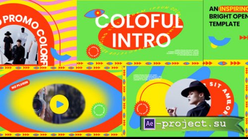 Videohive - Colorful intro promo - 57920892 - Project for After Effects