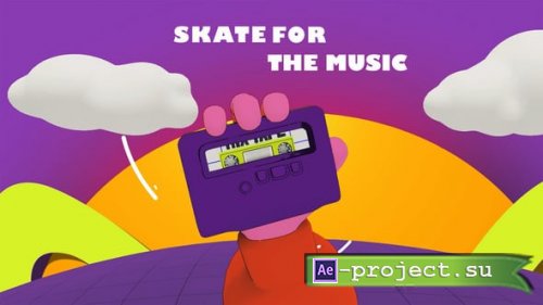 Videohive - Skate for the Music Opener - 57926779 - Project for After Effects