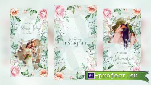 Videohive - Wedding Invitation | Instagram Stories, Reels, TikTok, Shorts - 58120964 - Project for After Effects
