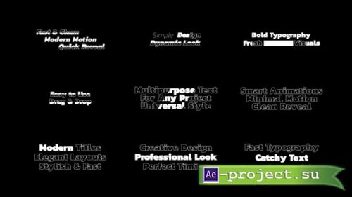 Videohive - Text Animation | AE - 58126999 - Project for After Effects