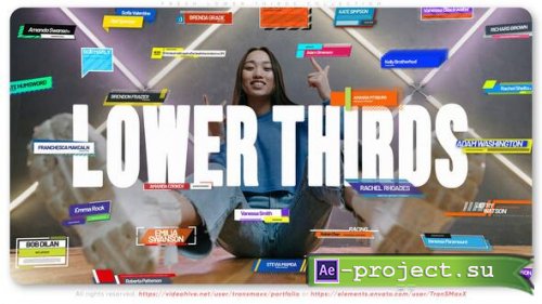 Videohive - Fresh Lower Thirds Collection - 58154126 - Project for After Effects