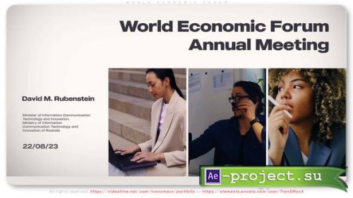 Videohive - World Economic Forum - 46162778 - Project for After Effects