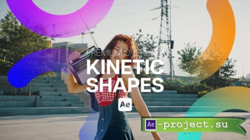 Videohive - Premium Overlays Kinetic Shapes - 58199878 - Project for After Effects