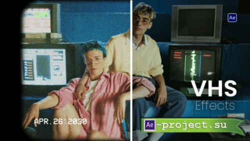 Videohive - VHS Overlay Effect - 58162435 - Project for After Effects
