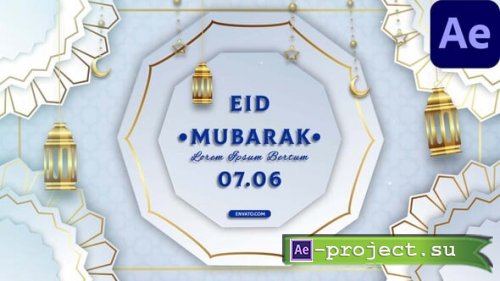 Videohive - Eid Mubarak 4 in 1 - 58161768 - Project for After Effects