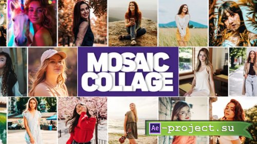 Videohive - Mosaic Collage Intro I Mosaic Instagram Reels - 58181124 - Project for After Effects