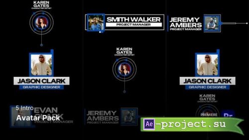 Videohive - Intro - Avatar Pack After Effects Template - 58182033 - Project for After Effects