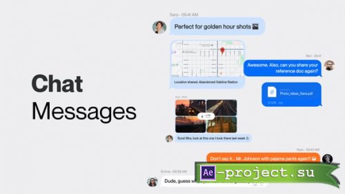 Videohive - Text Message - 58178882 - Project for After Effects