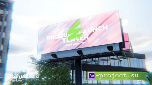 Videohive - Urban Billboard Mockup - 58182198 - Project for After Effects