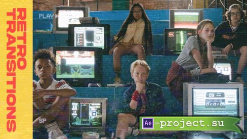 Videohive - Retro VHS and CRT Transitions for After Effects - 58208764 - Project for After Effects
