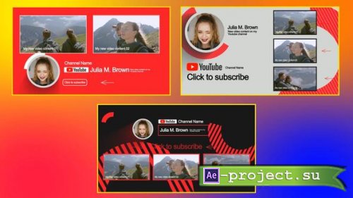 Videohive - Youtube End Screen - 58225586 - Project for After Effects