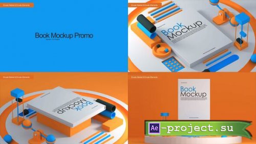Videohive - Book Mockup - 58228351 - Project for After Effects