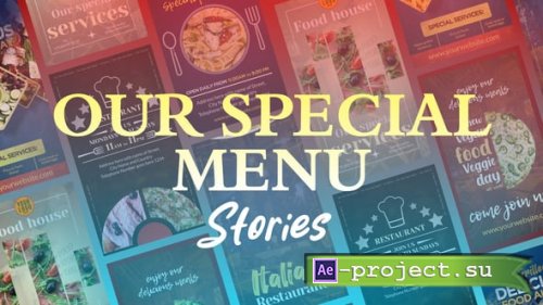 Videohive - Our Special Menu Stories - 58201197 - Project for After Effects
