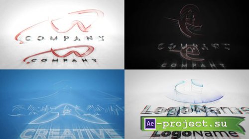 Videohive - Sketch Unveil - 58223777 - Project for After Effects