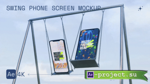 Videohive - Swing Phone Screen Mockup - 58206359 - Project for After Effects