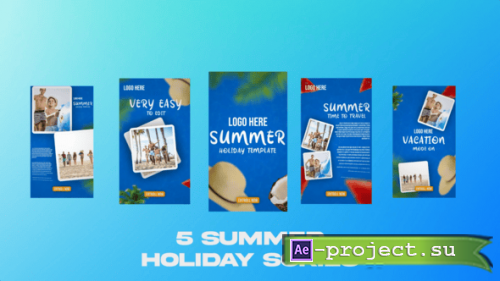 Videohive - Summer Holiday Stories - 58240356 - Project for After Effects