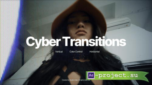 Videohive - Cyber Transitions - 58259171 - Project for After Effects