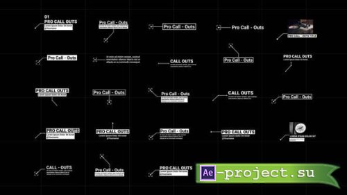 Videohive - Call - Outs | AE - 58221293 - Project for After Effects