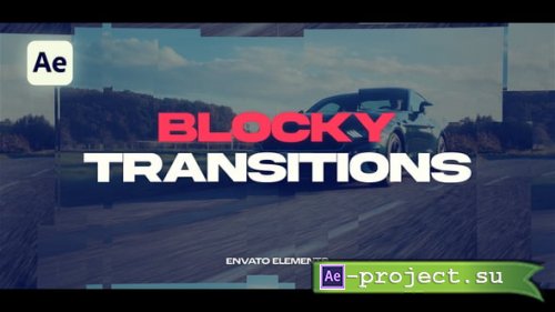 Videohive - Transitions - Blocks Transitions - 58242914 - Project for After Effects
