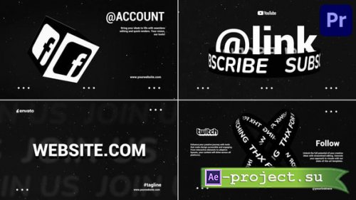 Videohive - Kinetic Typography Scenes for Premiere Pro - 58292032