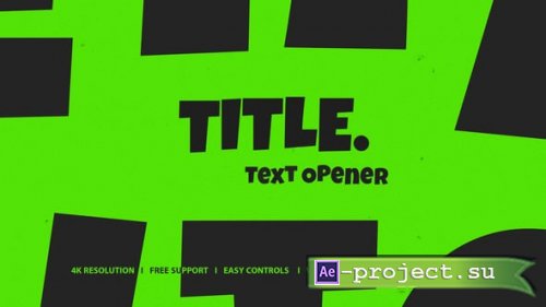 Videohive - Title Text Opener - 58245870 - Project for After Effects