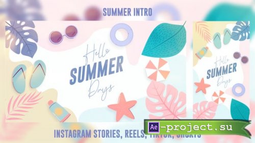 Videohive - Intro - Summer Intro - 58260028 - Project for After Effects