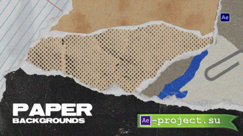 Videohive - Paper Backgrounds - 58274245 - Project for After Effects
