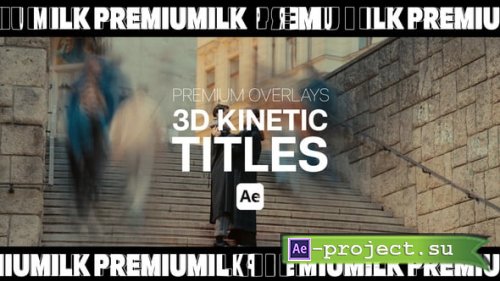 Videohive - Premium Overlays 3D Kinetic Titles - 58356666 - Project for After Effects