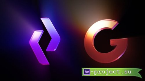 Videohive - 3D Glass Logo Animation - 58281623 - Project for After Effects