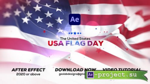 Videohive - USA Flag Day l USA Memorial Day - 58166401 - Project for After Effects