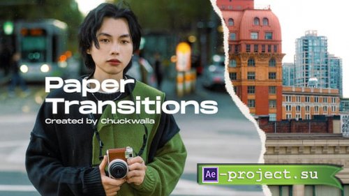 Videohive - Paper Transitions - 58277210 - Project for After Effects